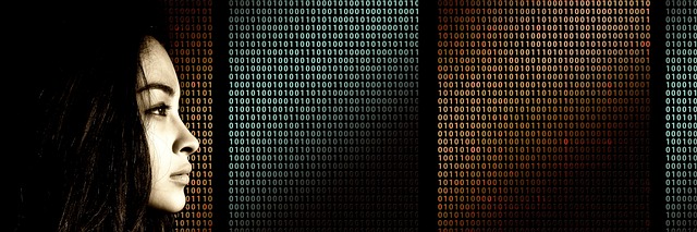 code on screen