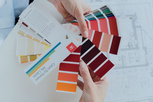 color swatches