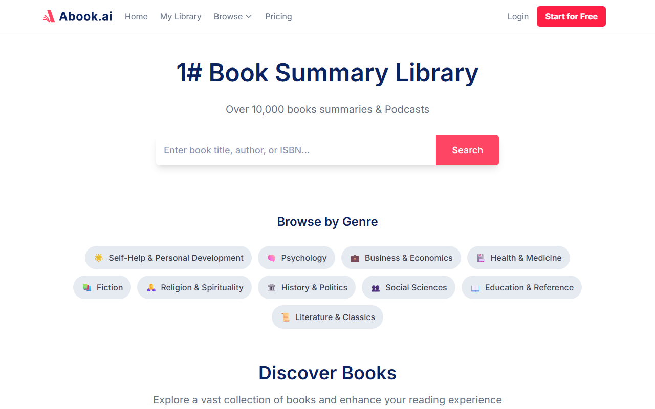 Abook.ai screenshot