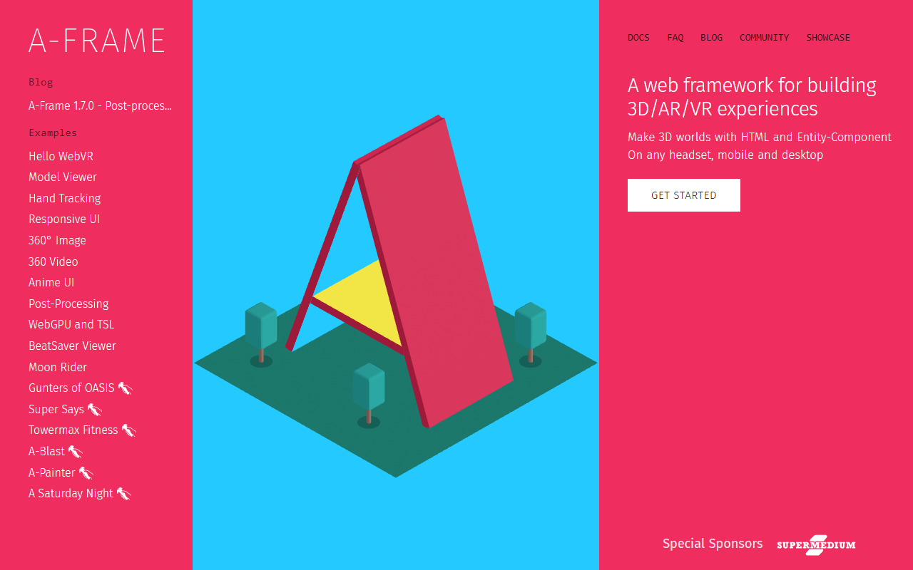 A-Frame screenshot