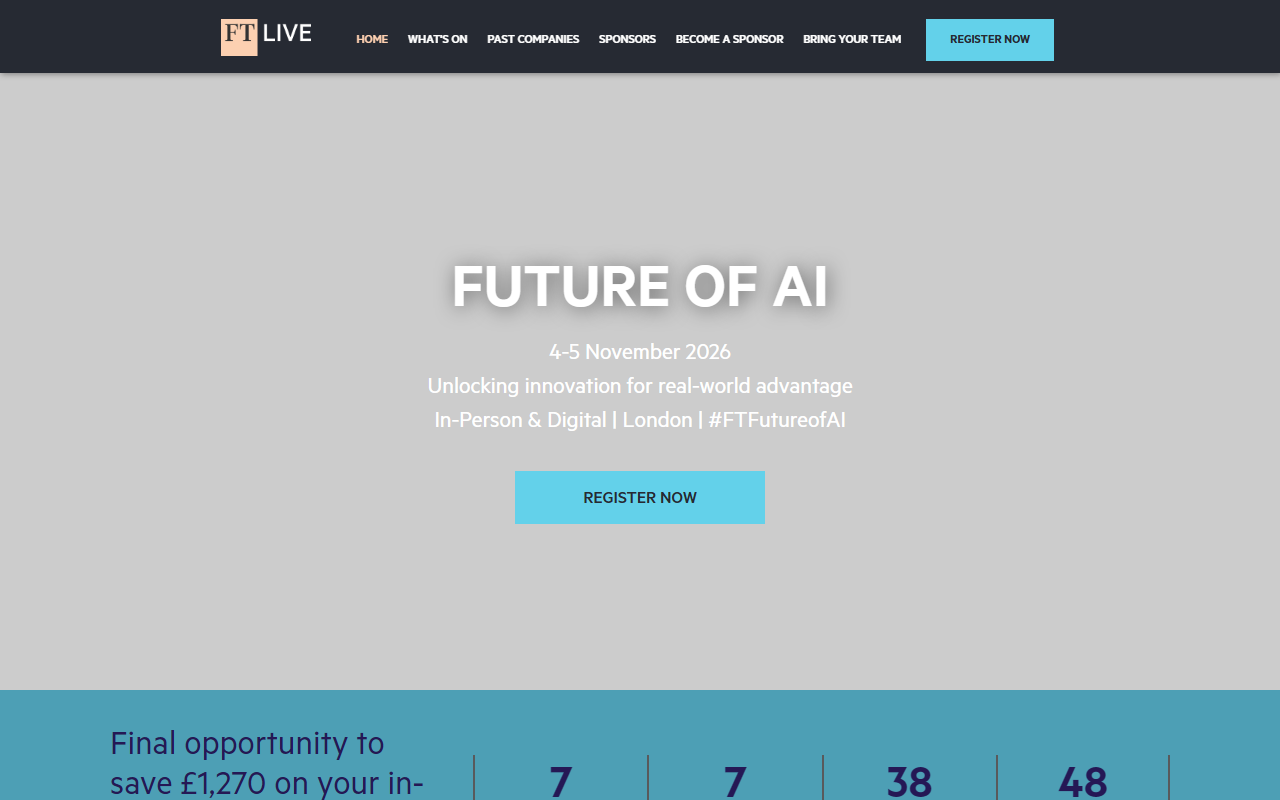 Financial Times Live screenshot