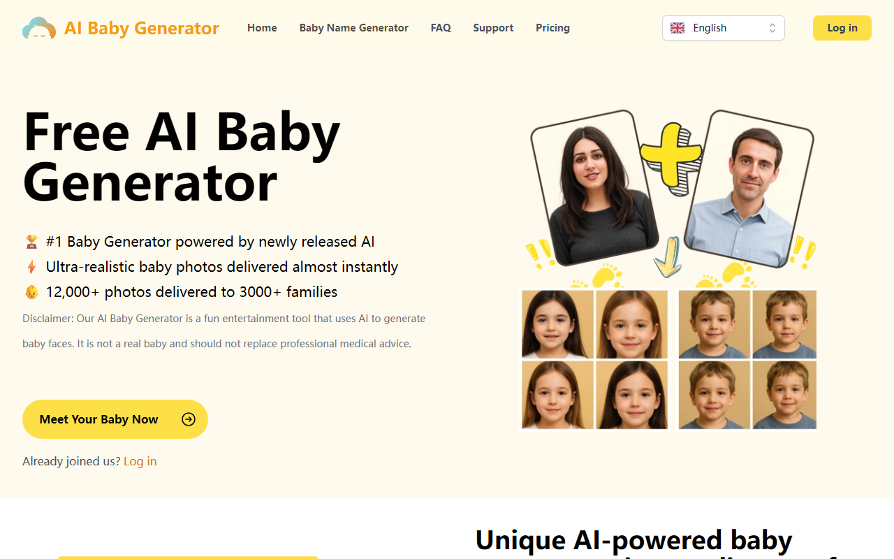 AI Baby Generator screenshot