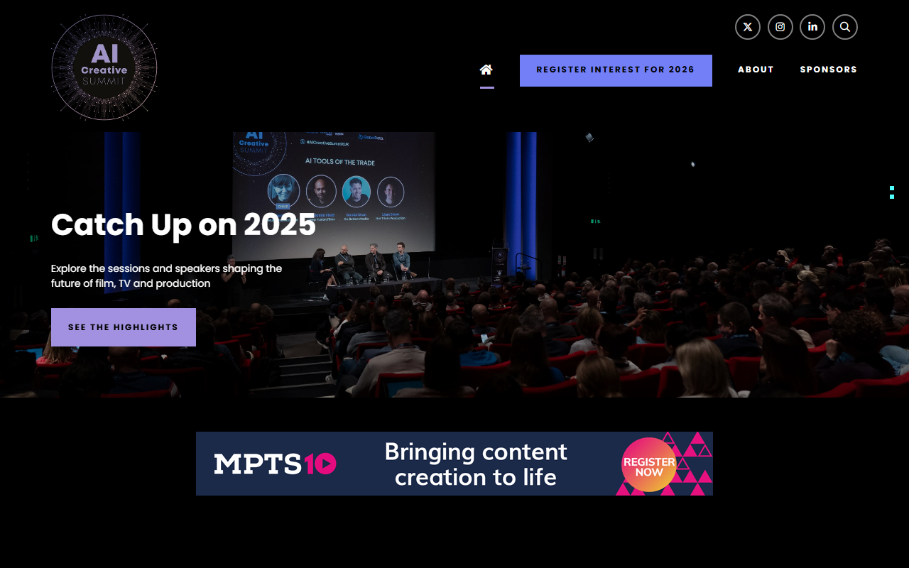 AI Creative Summit screenshot