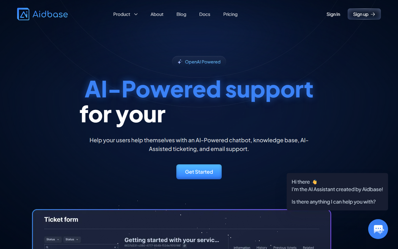 Aidbase screenshot