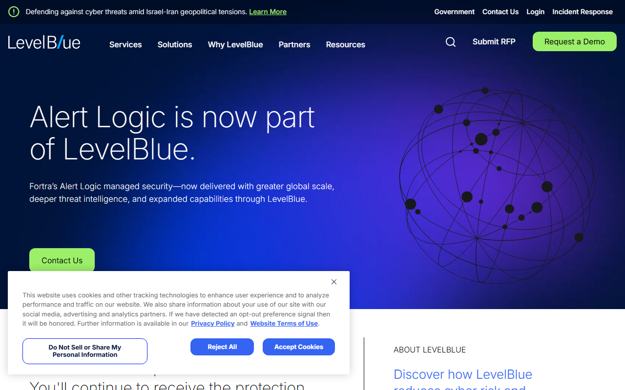 Alert Logic screenshot