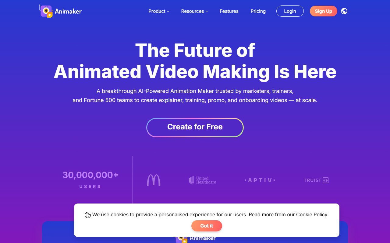 Animaker screenshot