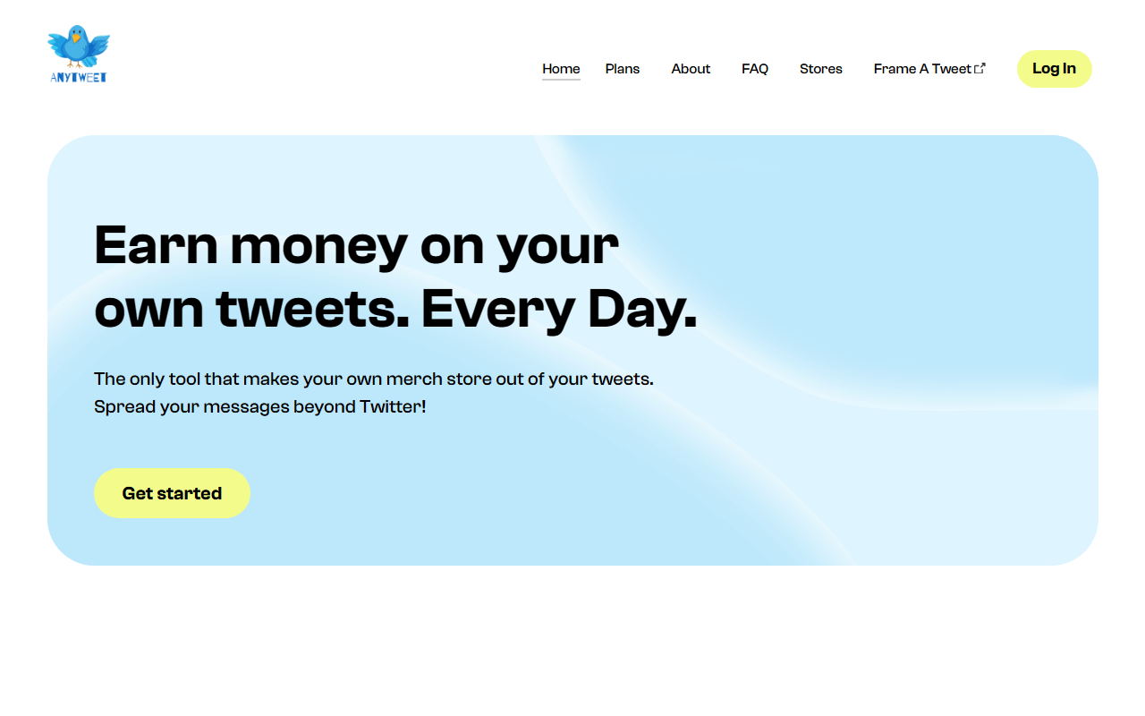 Anytweet screenshot