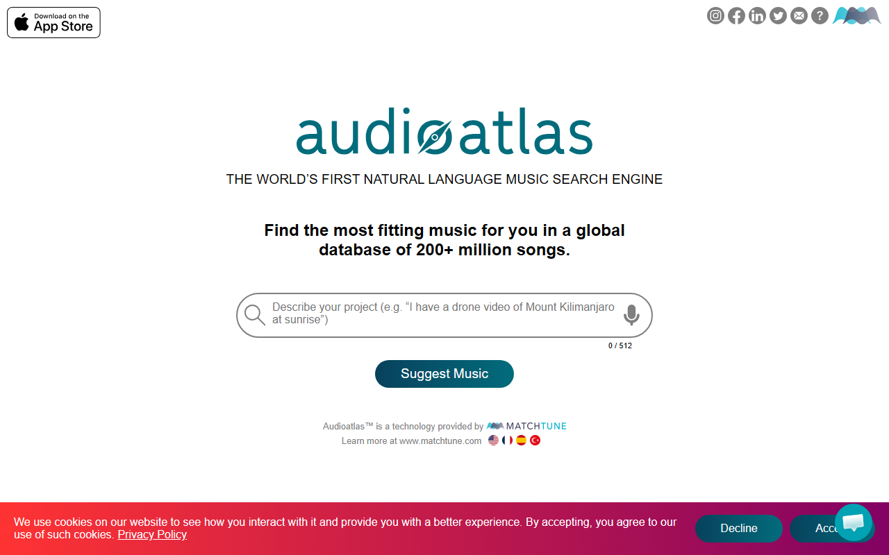 Audioatlas screenshot