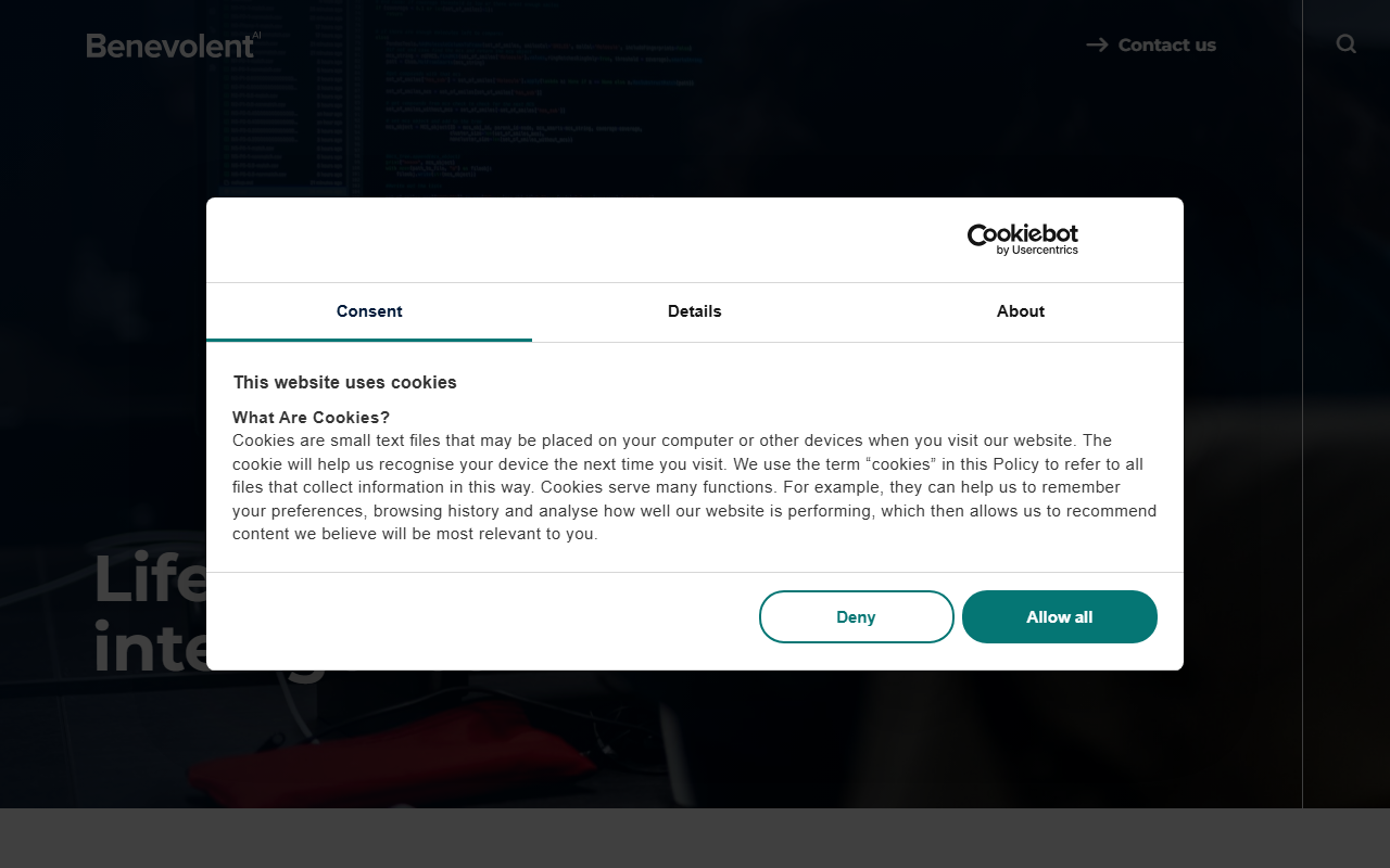 BenevolentAI screenshot