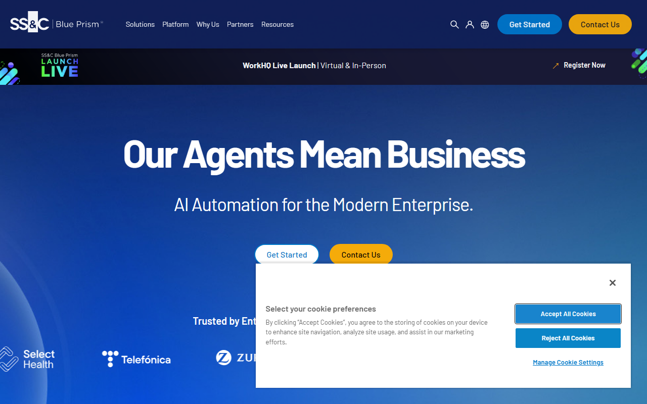 Blue Prism screenshot