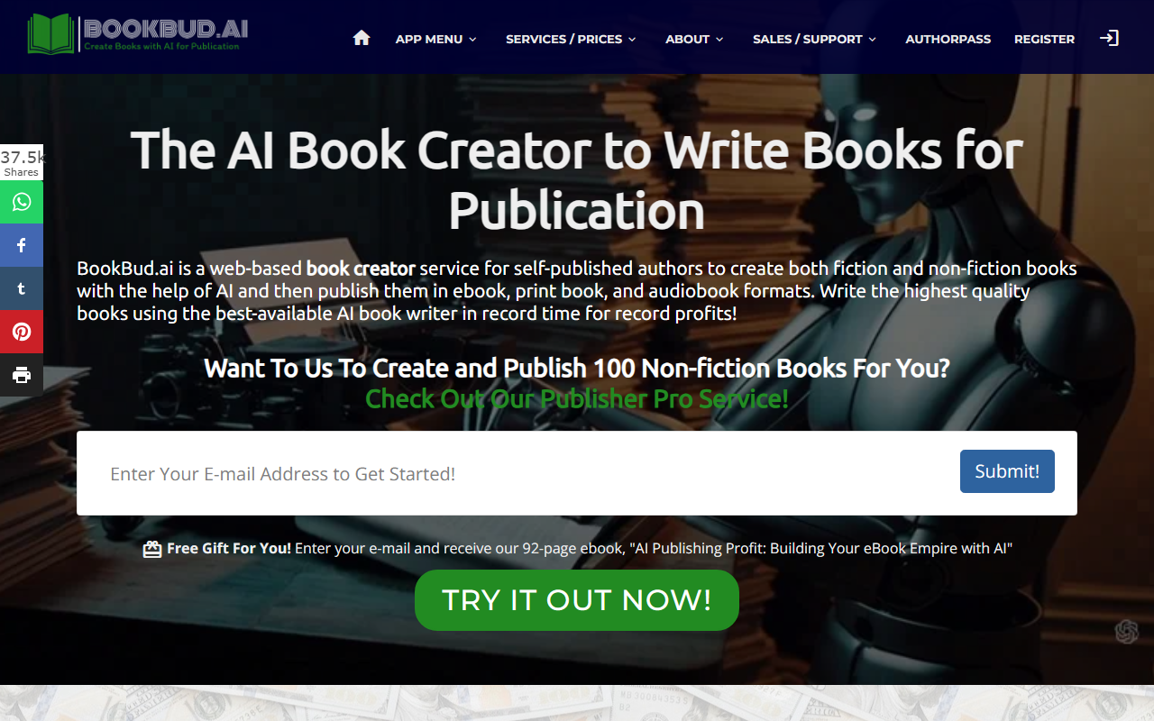 BookBud.ai screenshot