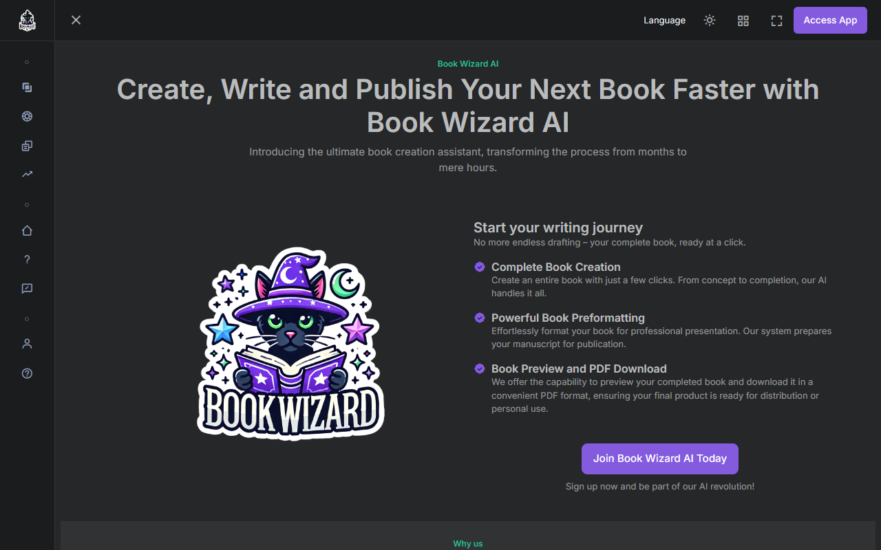 Book Wizard AI screenshot