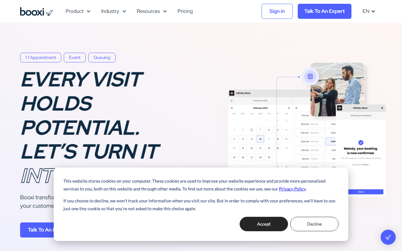 Booxi screenshot