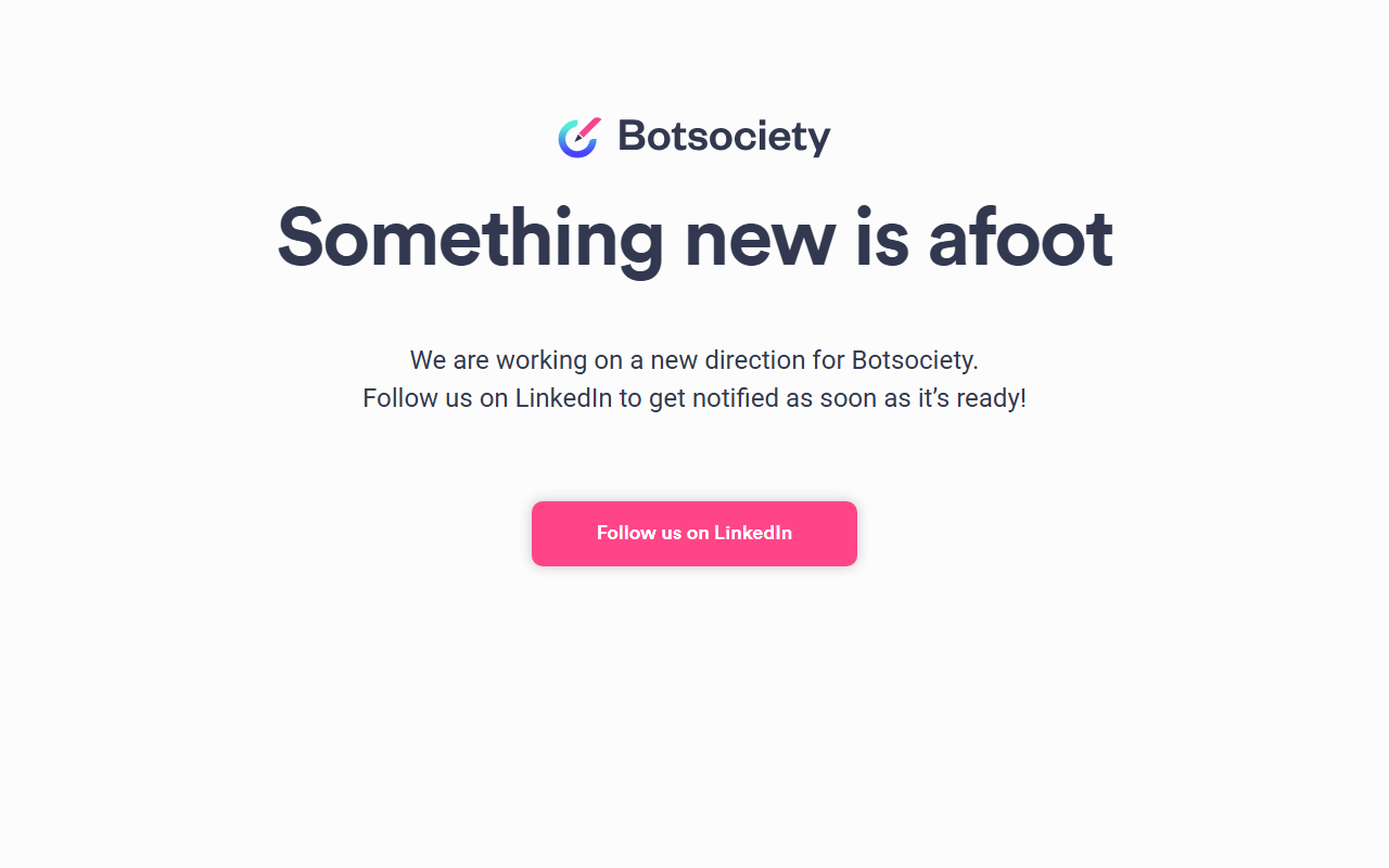Botsociety screenshot