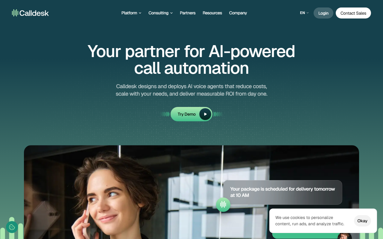 Calldesk screenshot