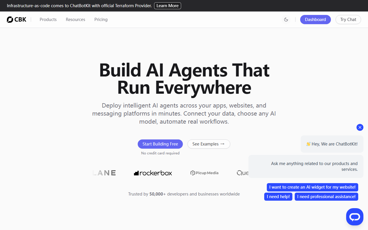 ChatBotKit screenshot