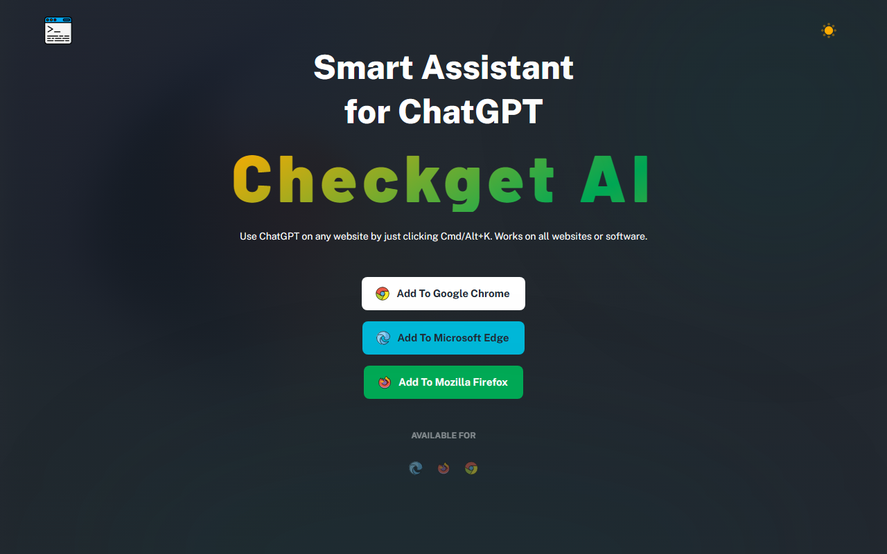 Checkget screenshot