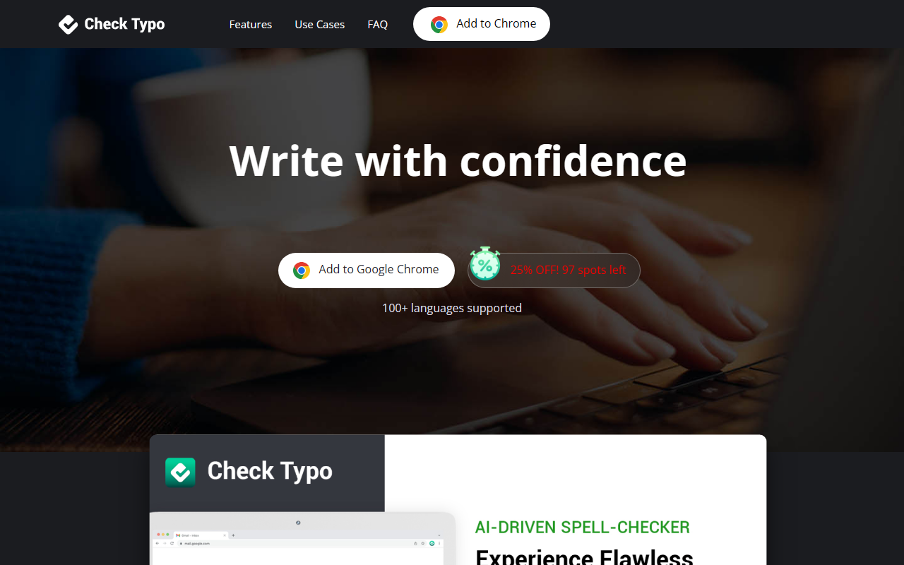 CheckTypo screenshot
