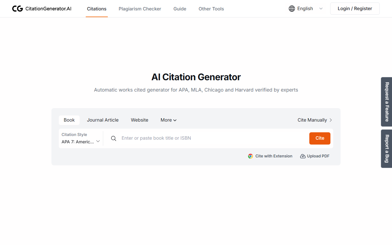 CitationGenerator.ai screenshot