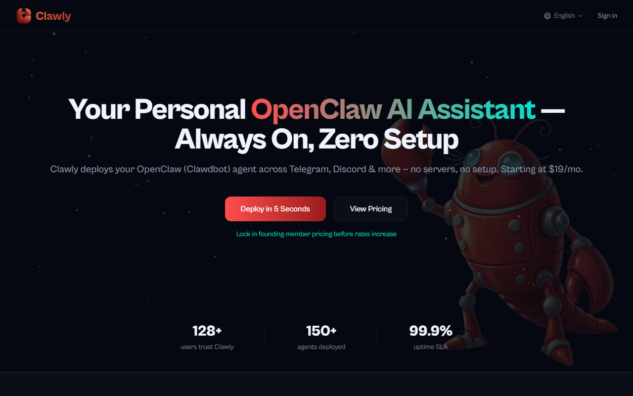 Clawly screenshot
