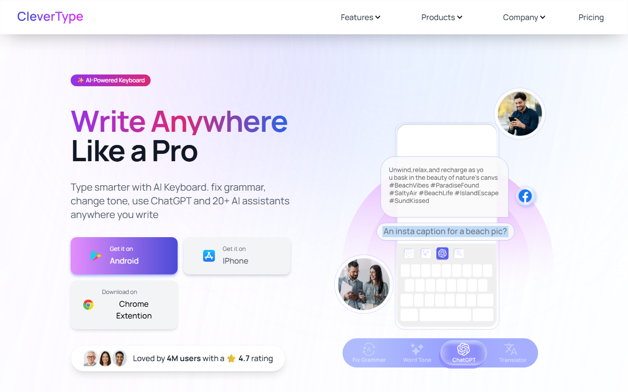 CleverType screenshot