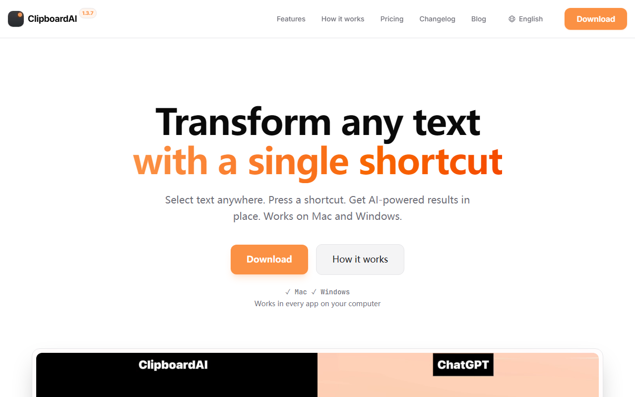 ClipboardAI screenshot