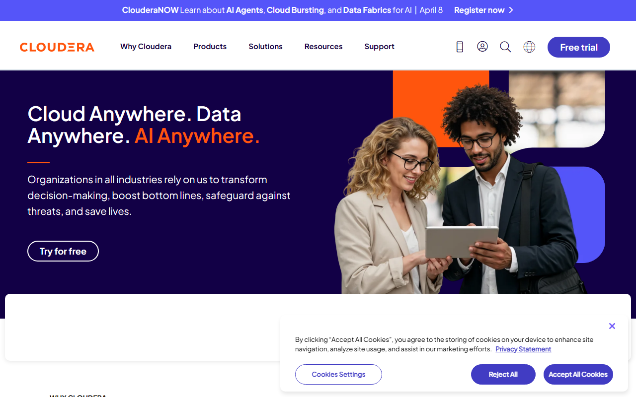 Cloudera screenshot