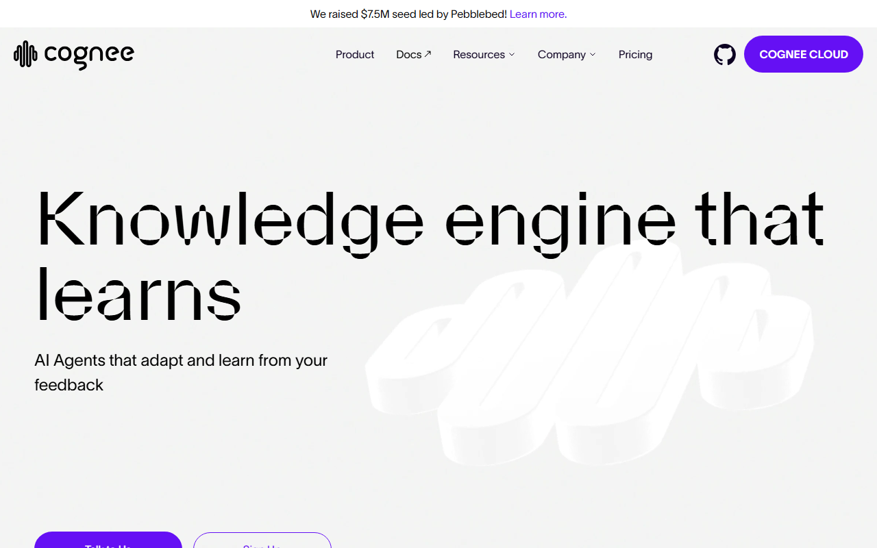 Cognee screenshot