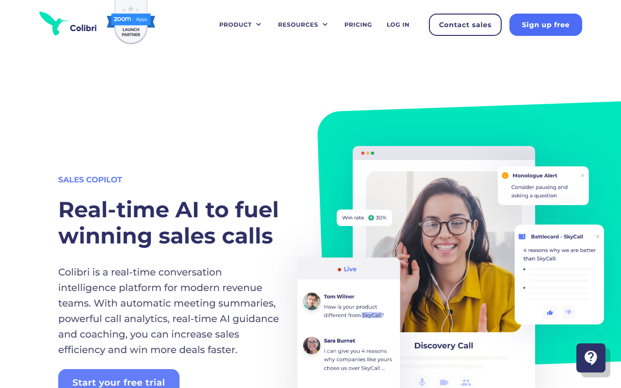 Colibri.ai screenshot