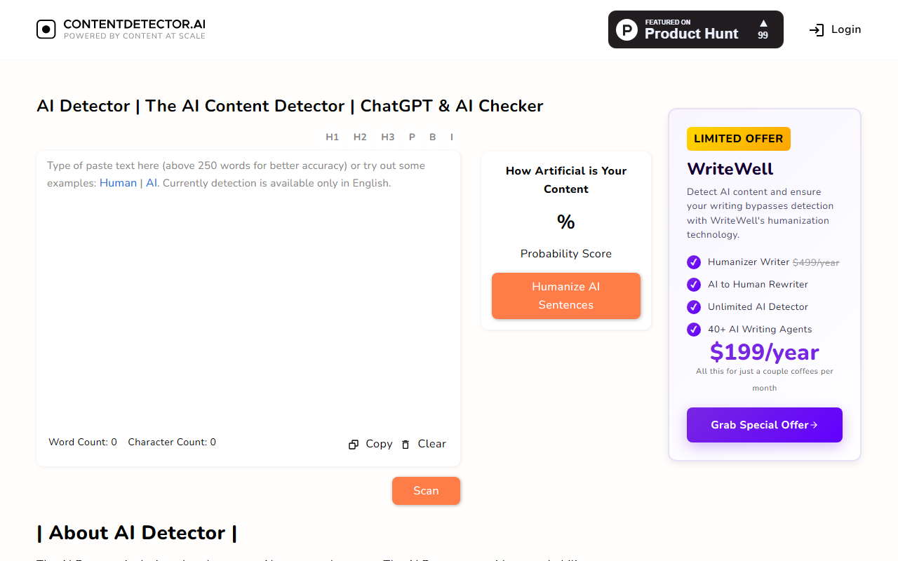 ContentDetector screenshot