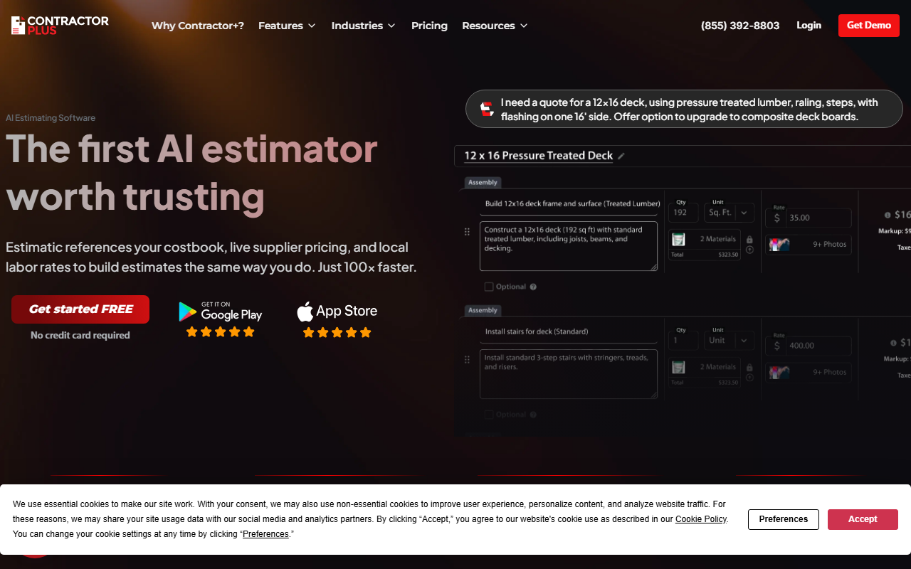 ContractorPlus screenshot