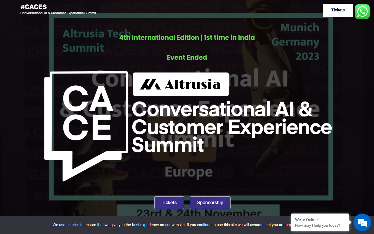 ConversationalTechSummit screenshot