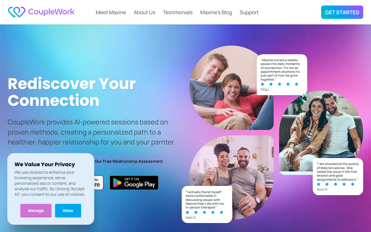 CoupleWork screenshot