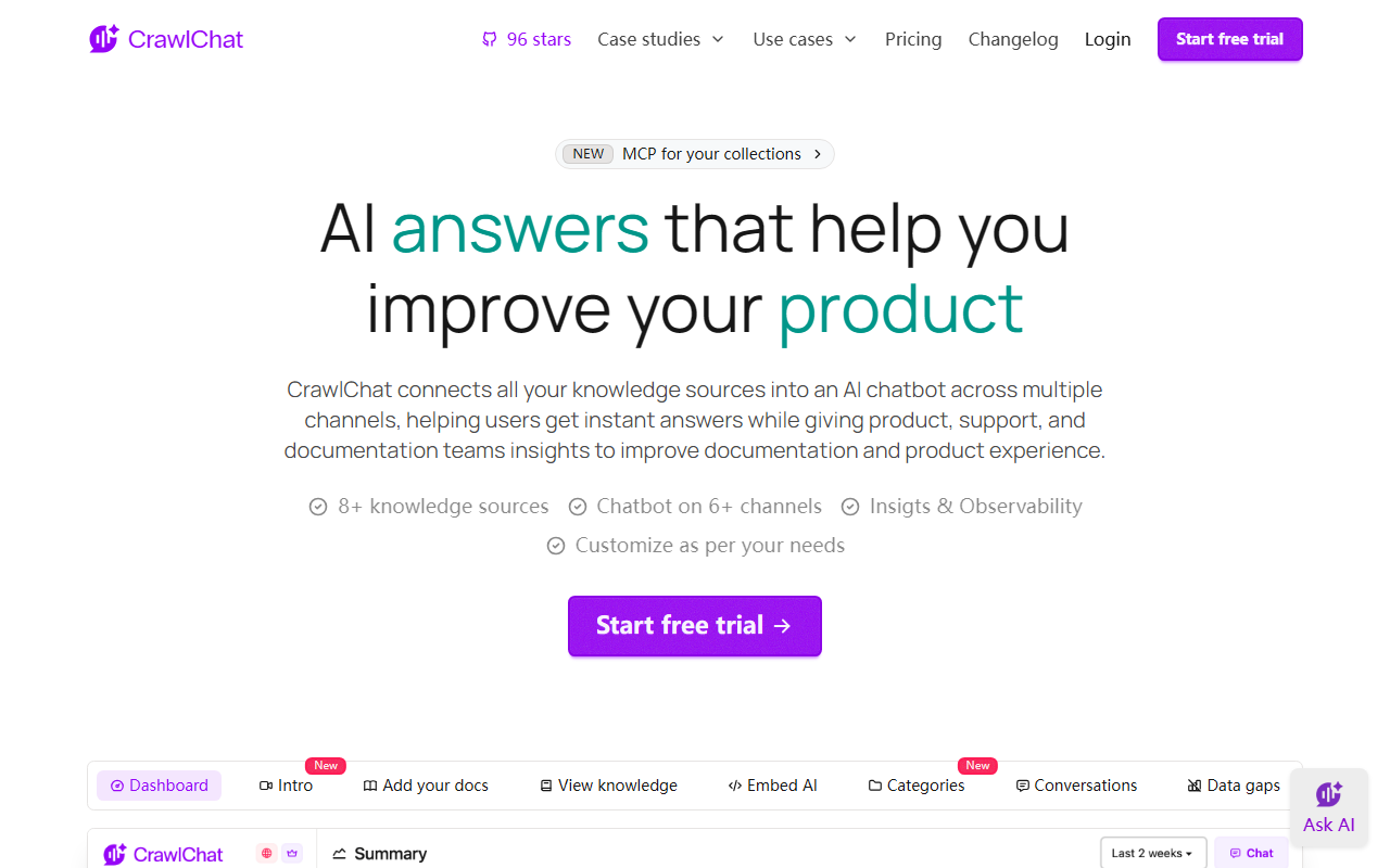 CrawlChat screenshot