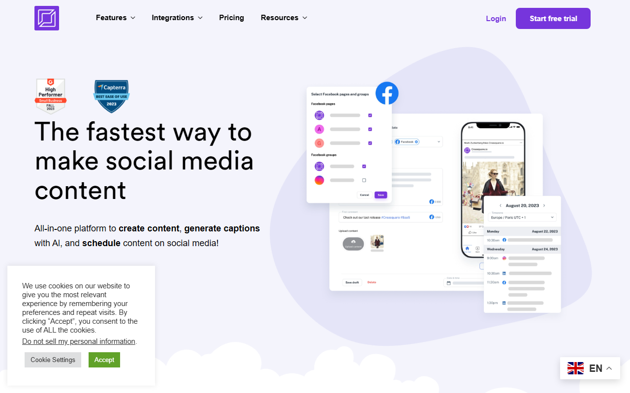 Creasquare screenshot