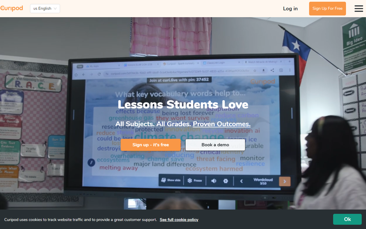 Curipod screenshot