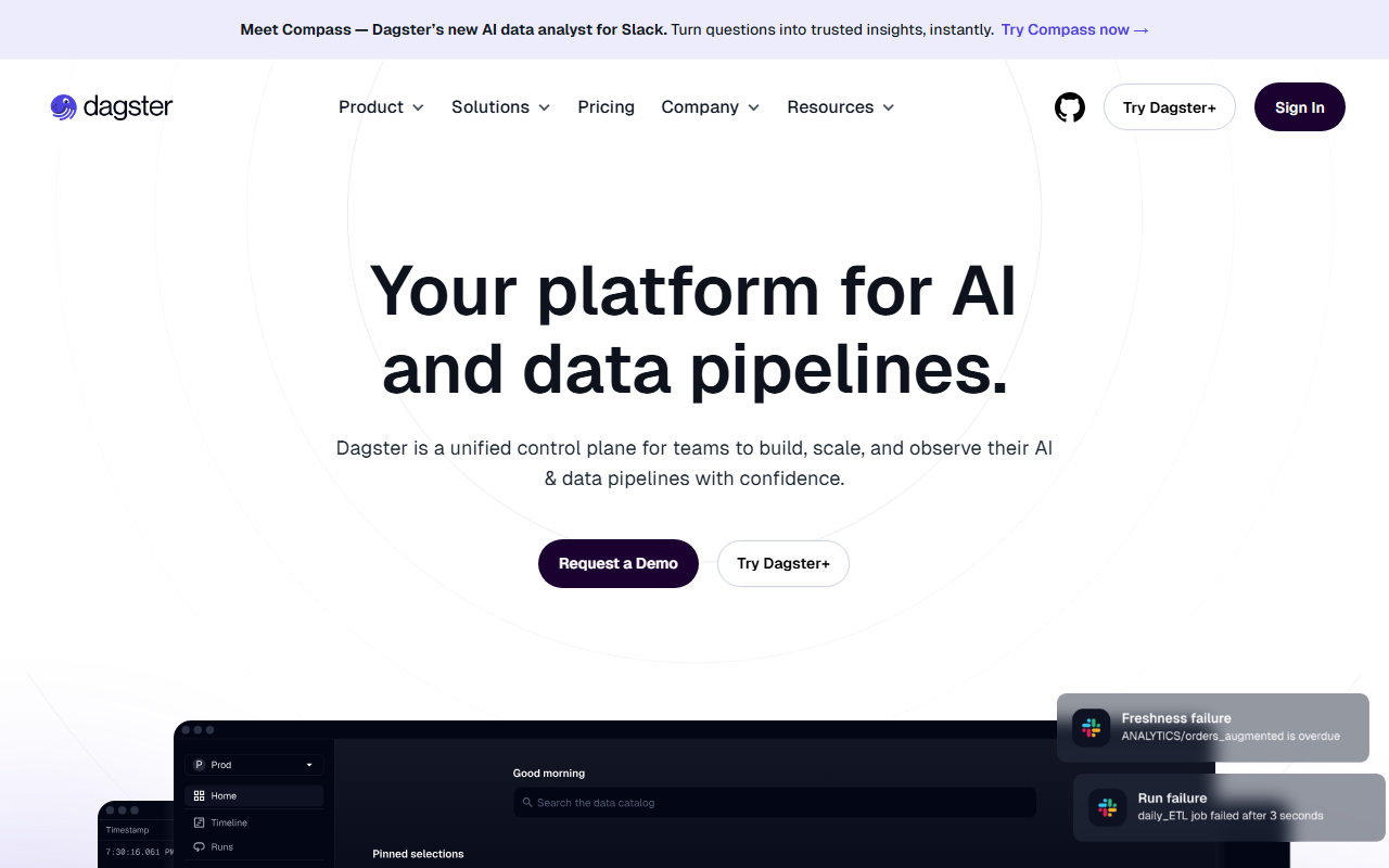 Dagster screenshot
