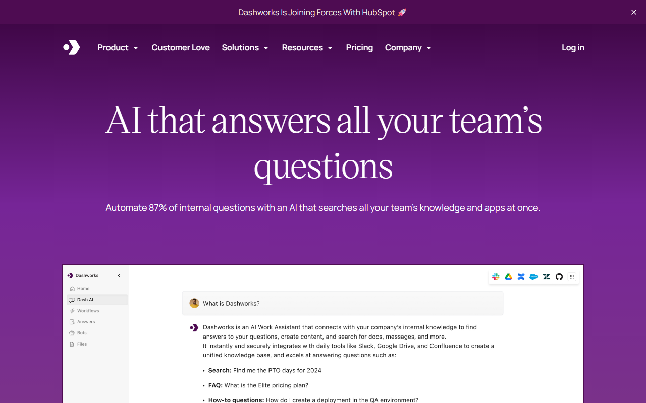 Dashworks screenshot