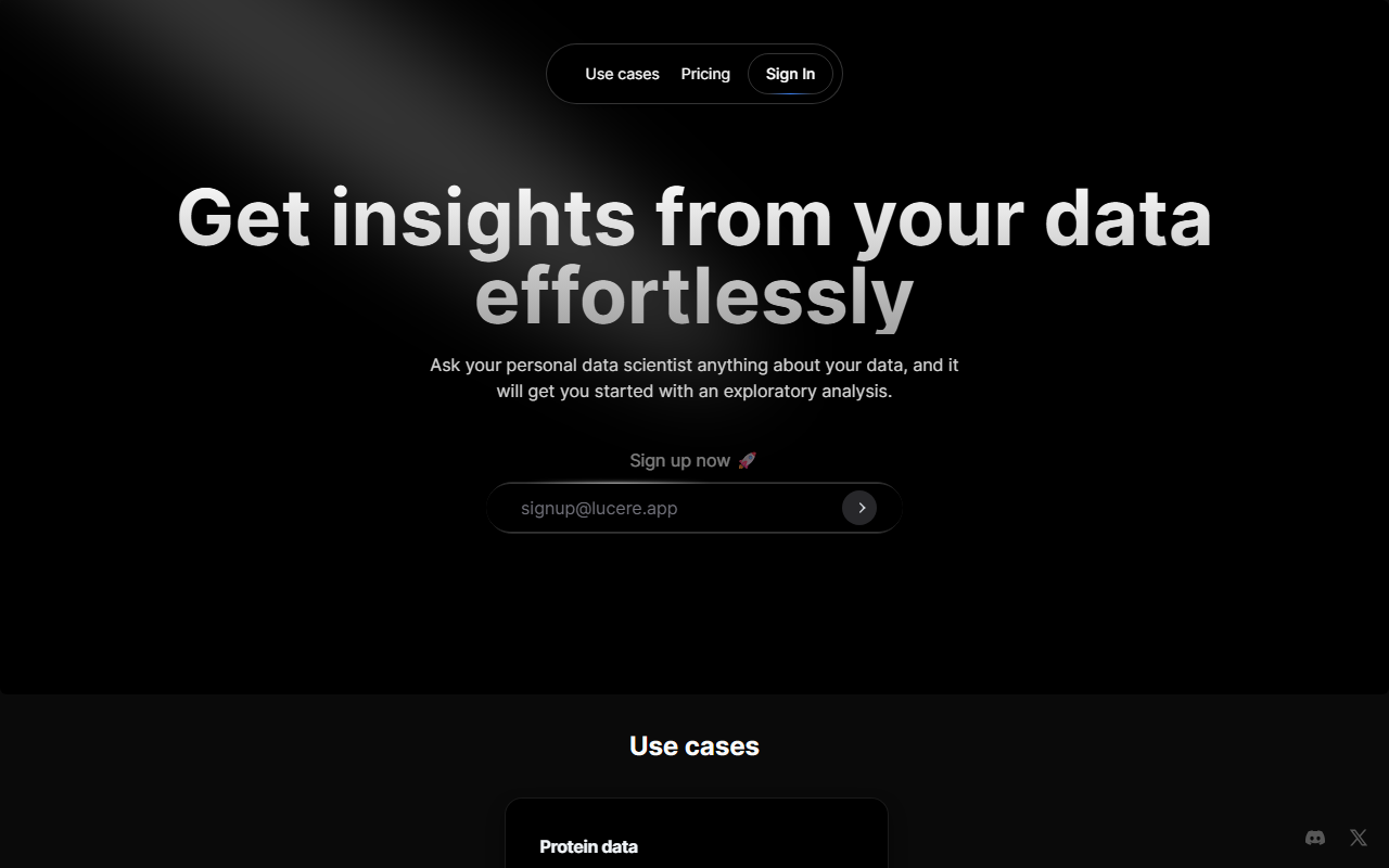 Lucere screenshot