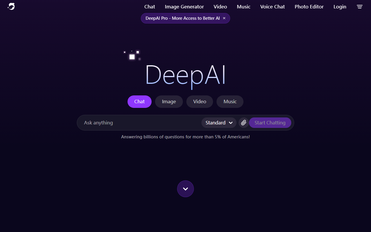 DeepAI screenshot