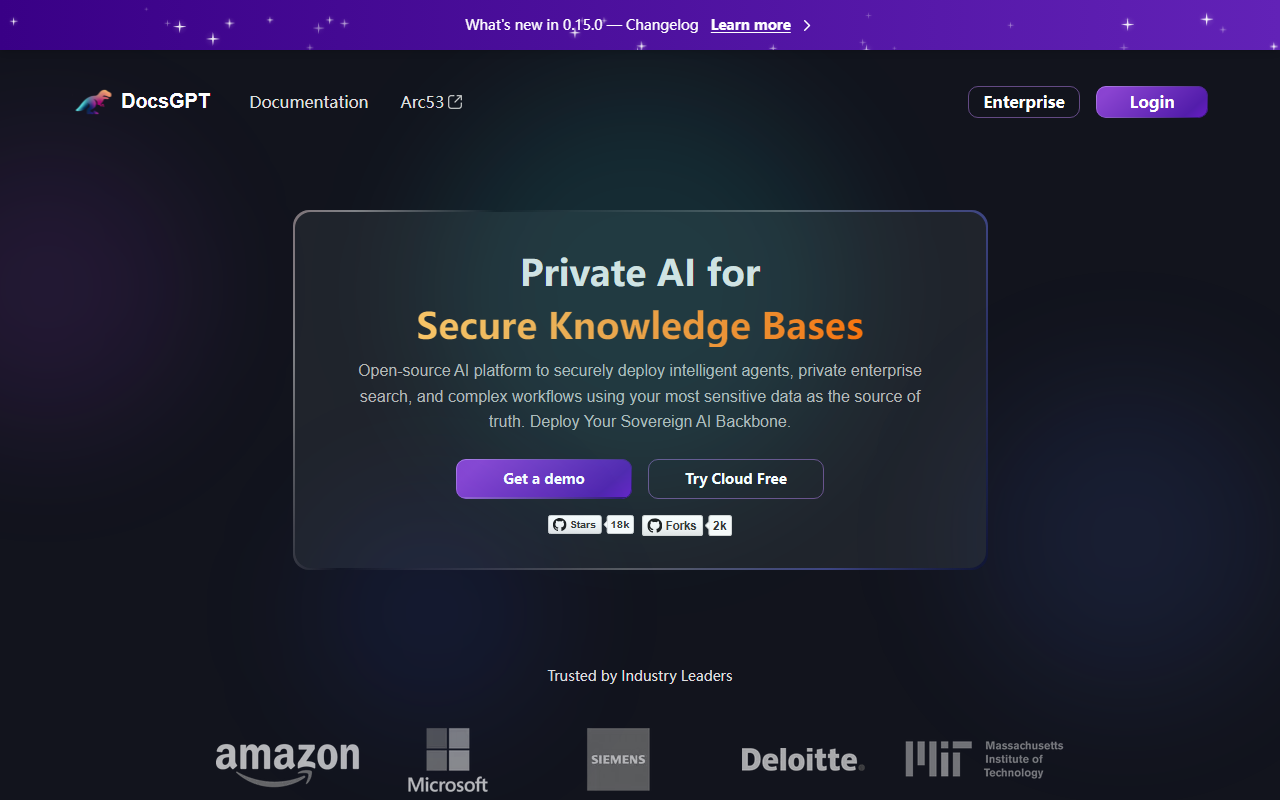 DocsGPT screenshot