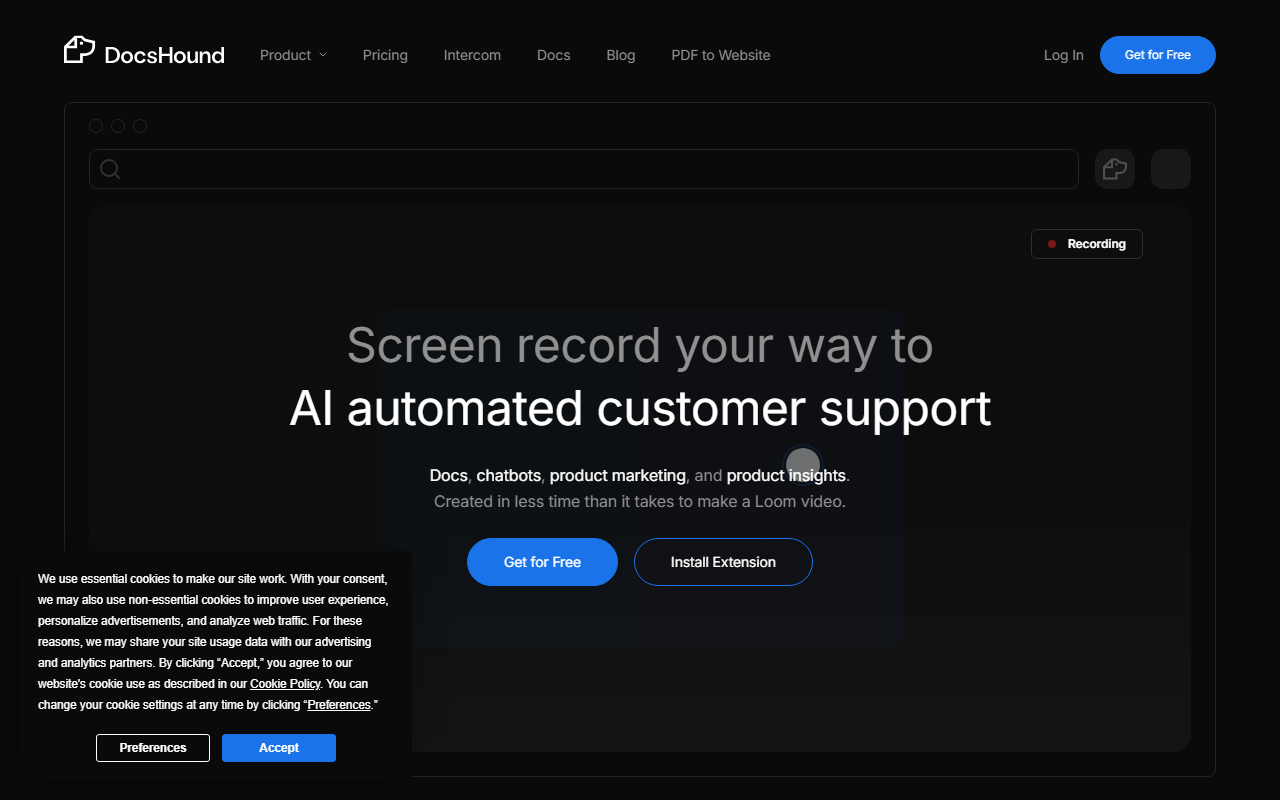 DocsHound screenshot