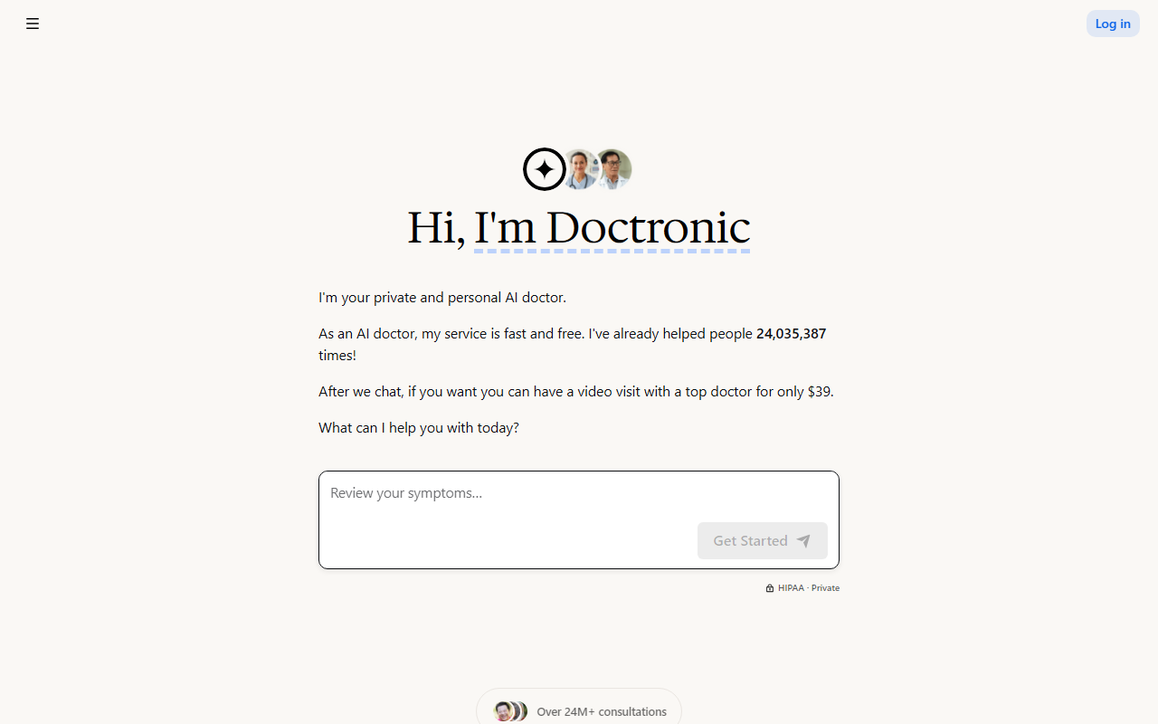 Doctronic screenshot