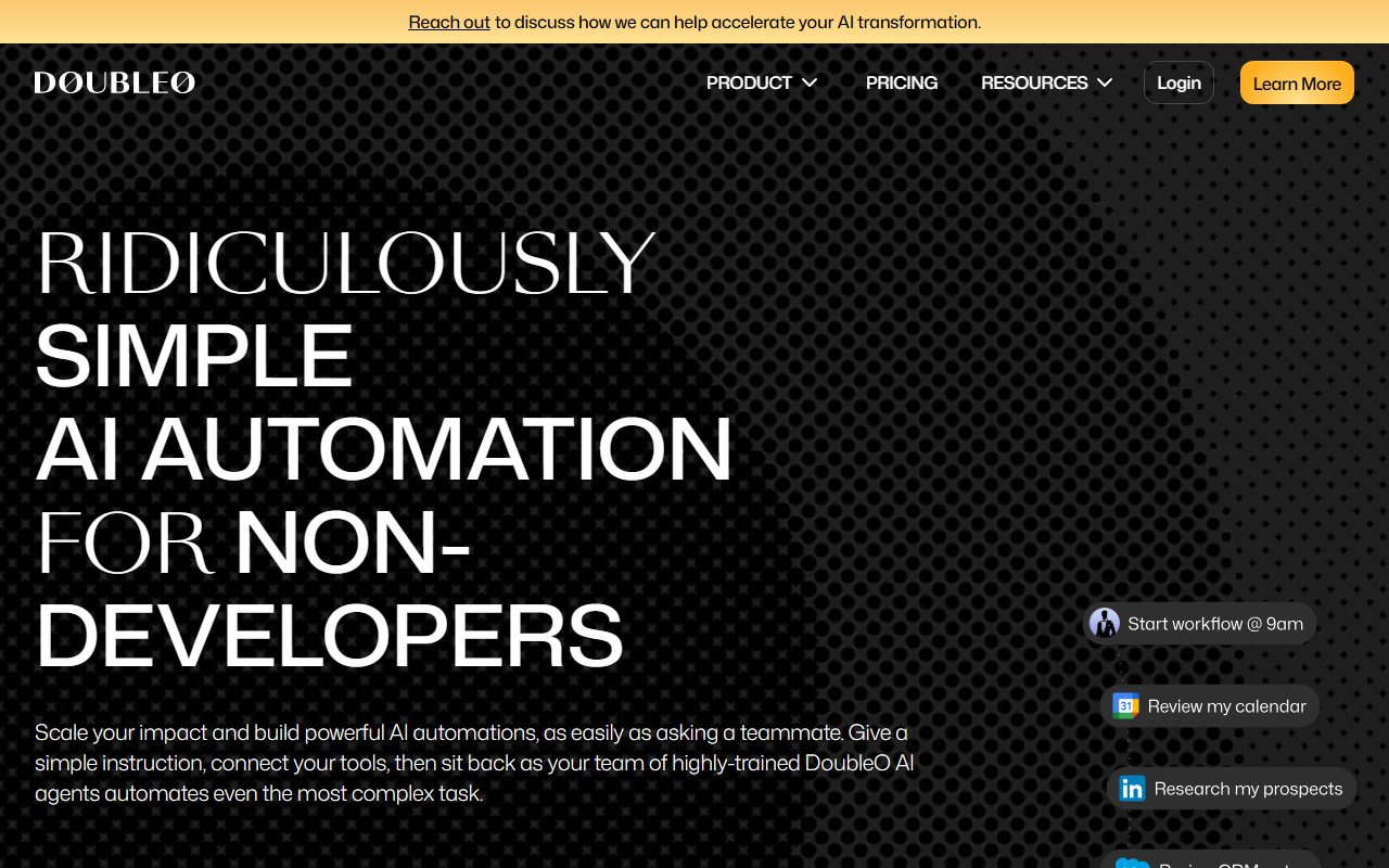 DoubleO.ai screenshot