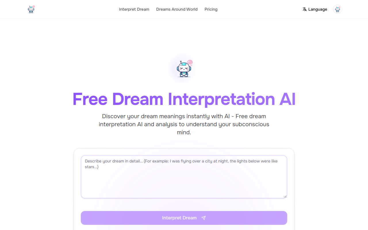 Dream Interpretation AI screenshot