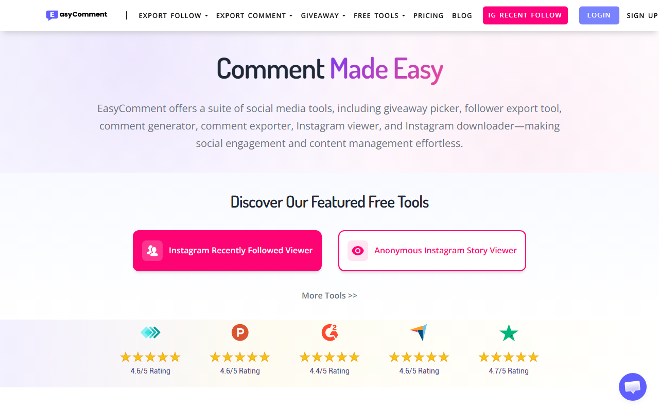 EasyComment screenshot
