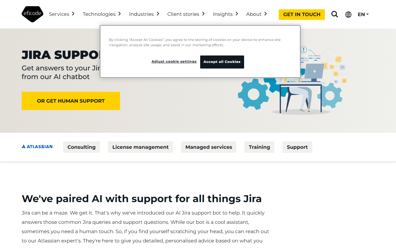 Eficode screenshot