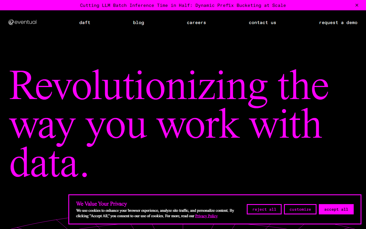 Eventual screenshot