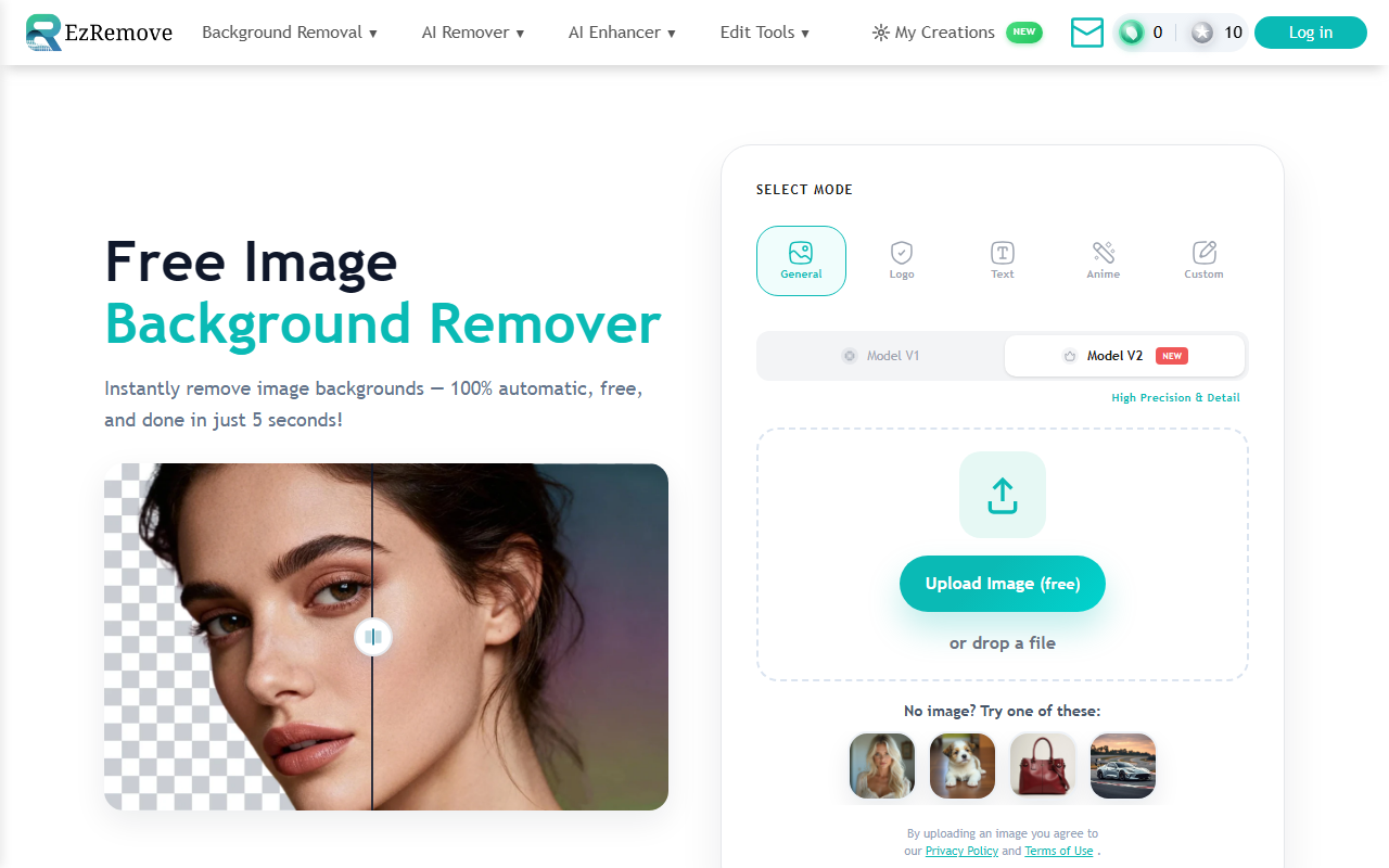 EzRemove screenshot