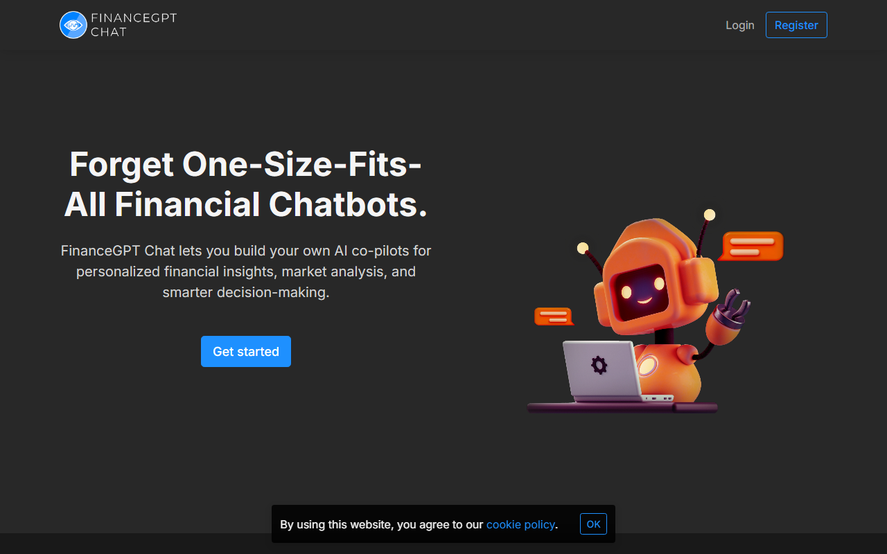 FinanceGPT Chat screenshot